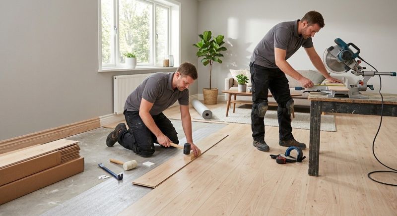 Laminate Floor Installation in Guy, TX