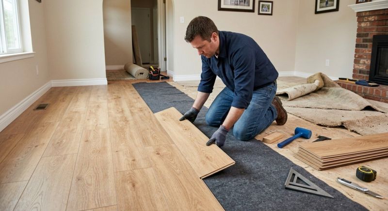 Laminate Floor Remodeling in Richmond, TX