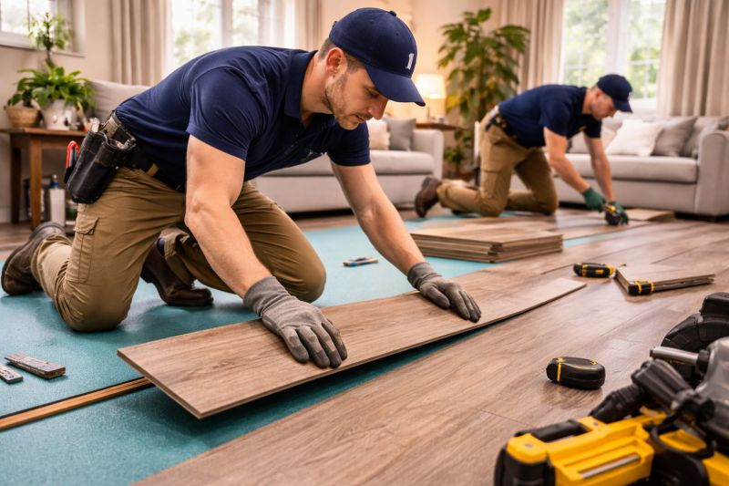 Laminate Floor Replacement in Katy, TX