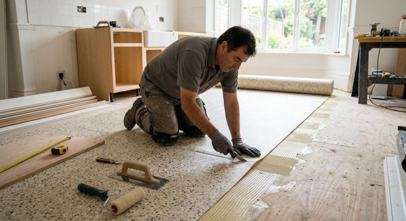 Linoleum Floor Installation in Brookshire, TX