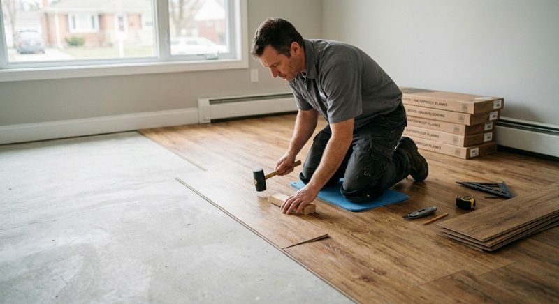 Linoleum Floor Installation in Fulshear, TX