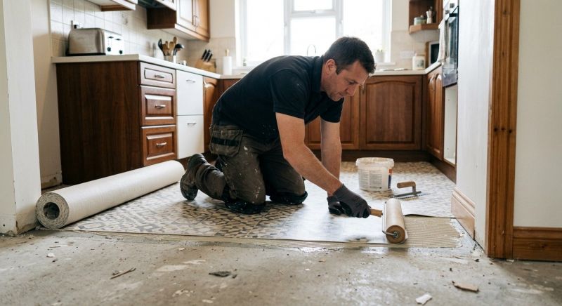 Linoleum Floor Installation in Fulshear, TX