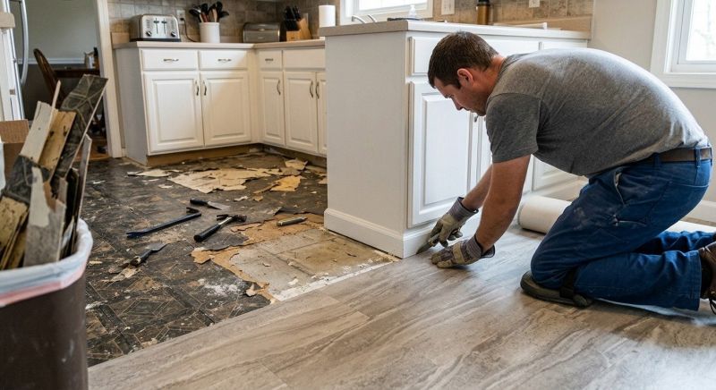 Linoleum Floor Installation in Katy, TX