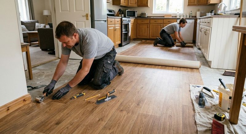 Linoleum Floor Installation in Richmond, TX