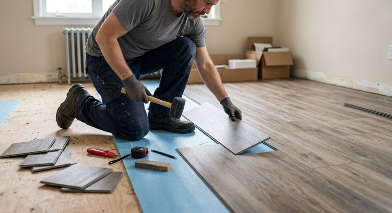 Linoleum Floor Installation in Wallis, TX