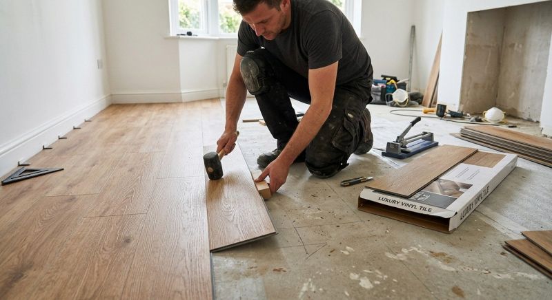 Luxury Vinyl Tile Installation in Rosenberg, TX