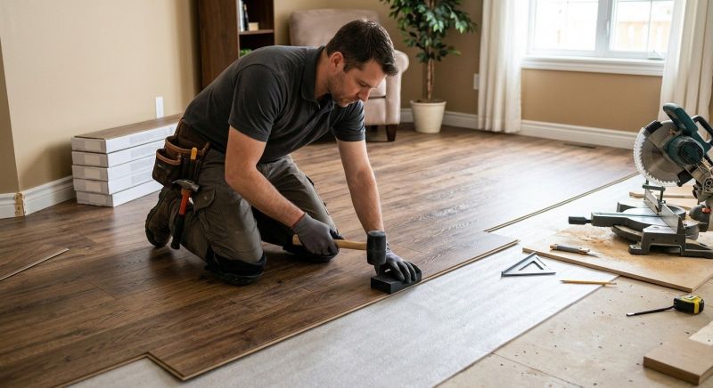 Plank Laminate Installation in Richmond, TX
