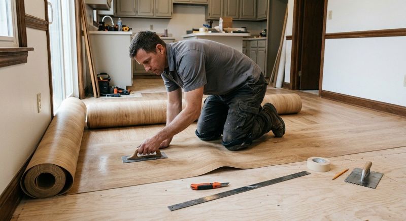 Sheet Flooring Installation in Fort Bend County, TX