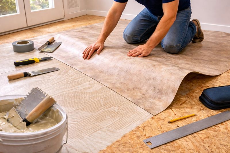 Sheet Flooring Installation in Needville, TX
