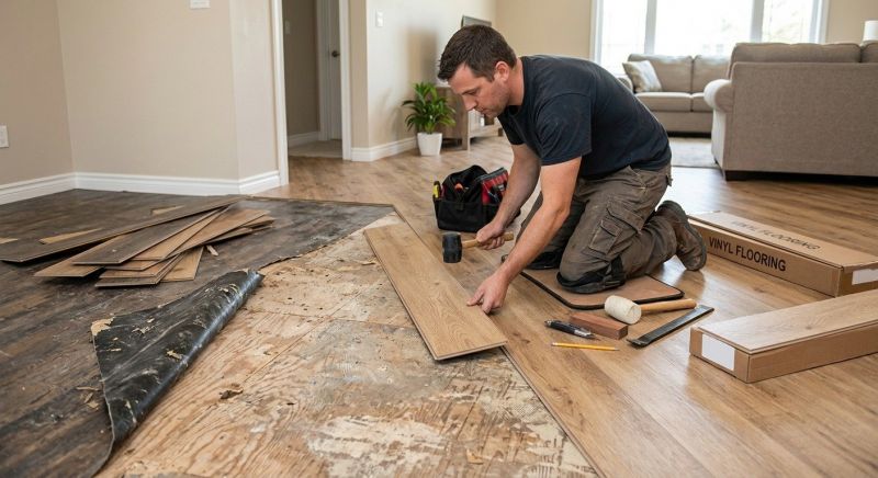 Vinyl Flooring Installation in Simonton, TX