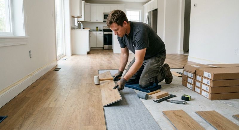 Vinyl Plank Floor Installation in Richmond, TX