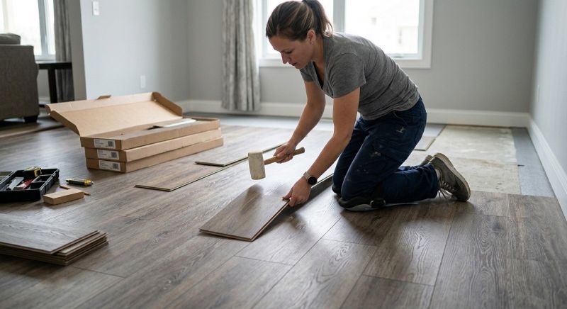 Vinyl Plank Floor Installation in Richmond, TX